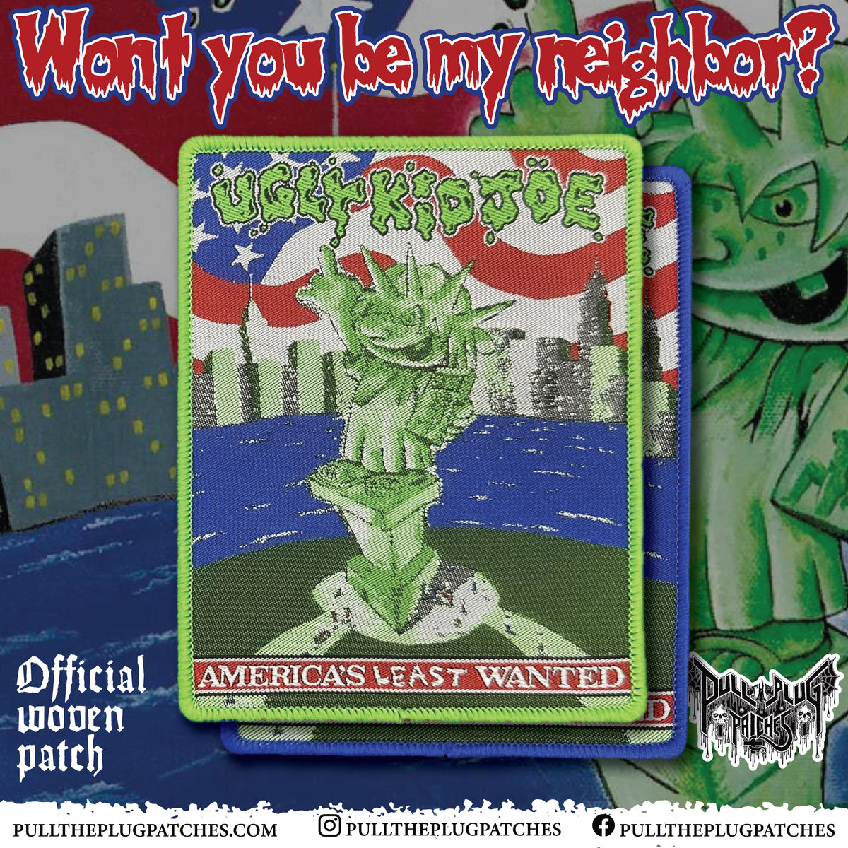 Ugly Kid Joe - America's Least Wanted - Patch