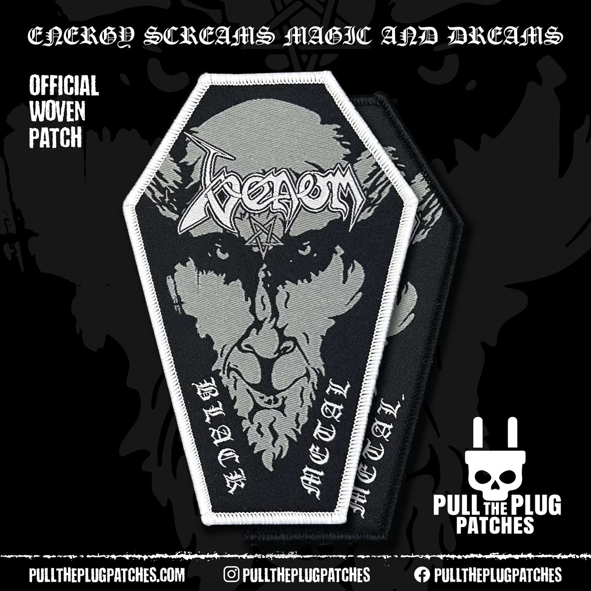 Venom - Black Metal - Coffin Patch