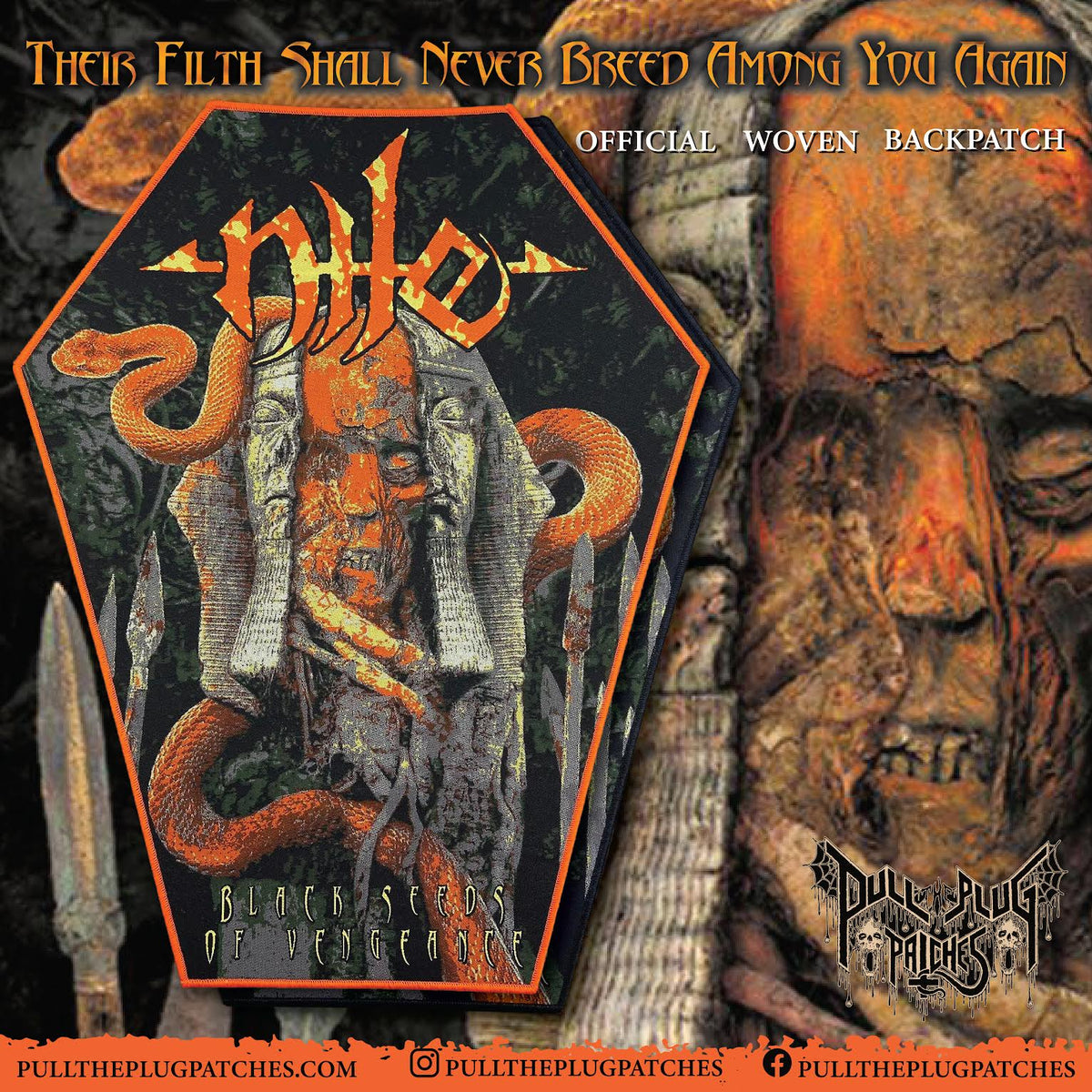 Nile - Black Seeds of Vengeance - Backpatch