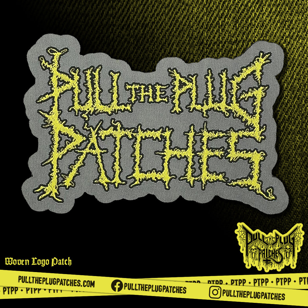 Pull The Plug Patches - Napalm Death Logo Tribute
