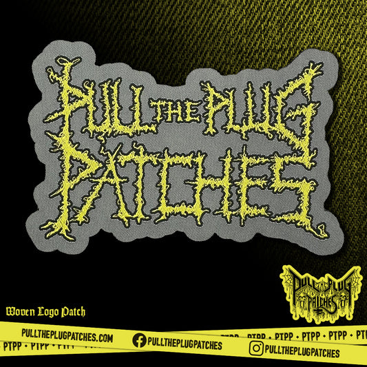 Pull The Plug Patches - Napalm Death Logo Tribute