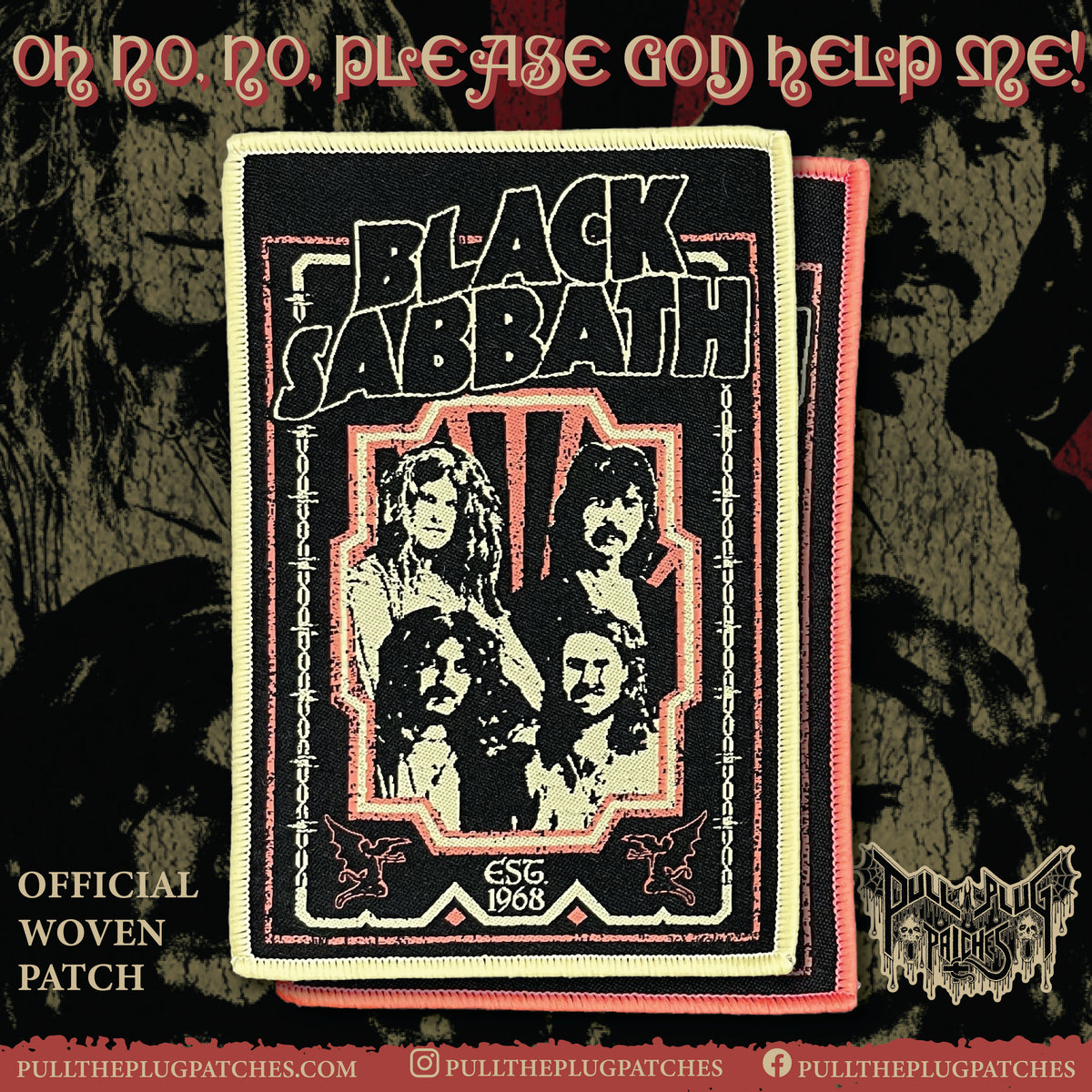 Black Sabbath - Est. 1968 - Patch
