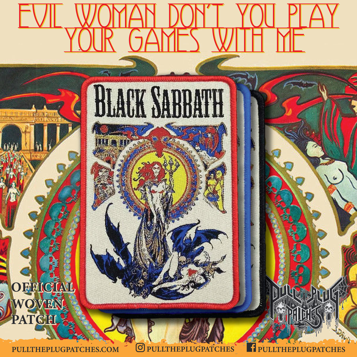 Black Sabbath - Evil Woman - Patch