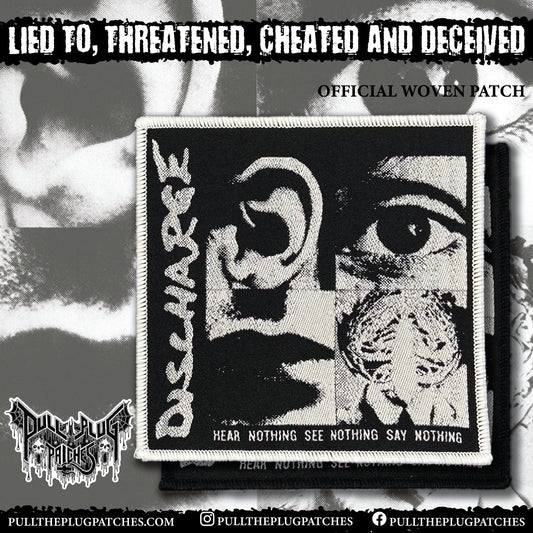 Discharge - Hear Nothing See Nothing Say Nothing - Patch