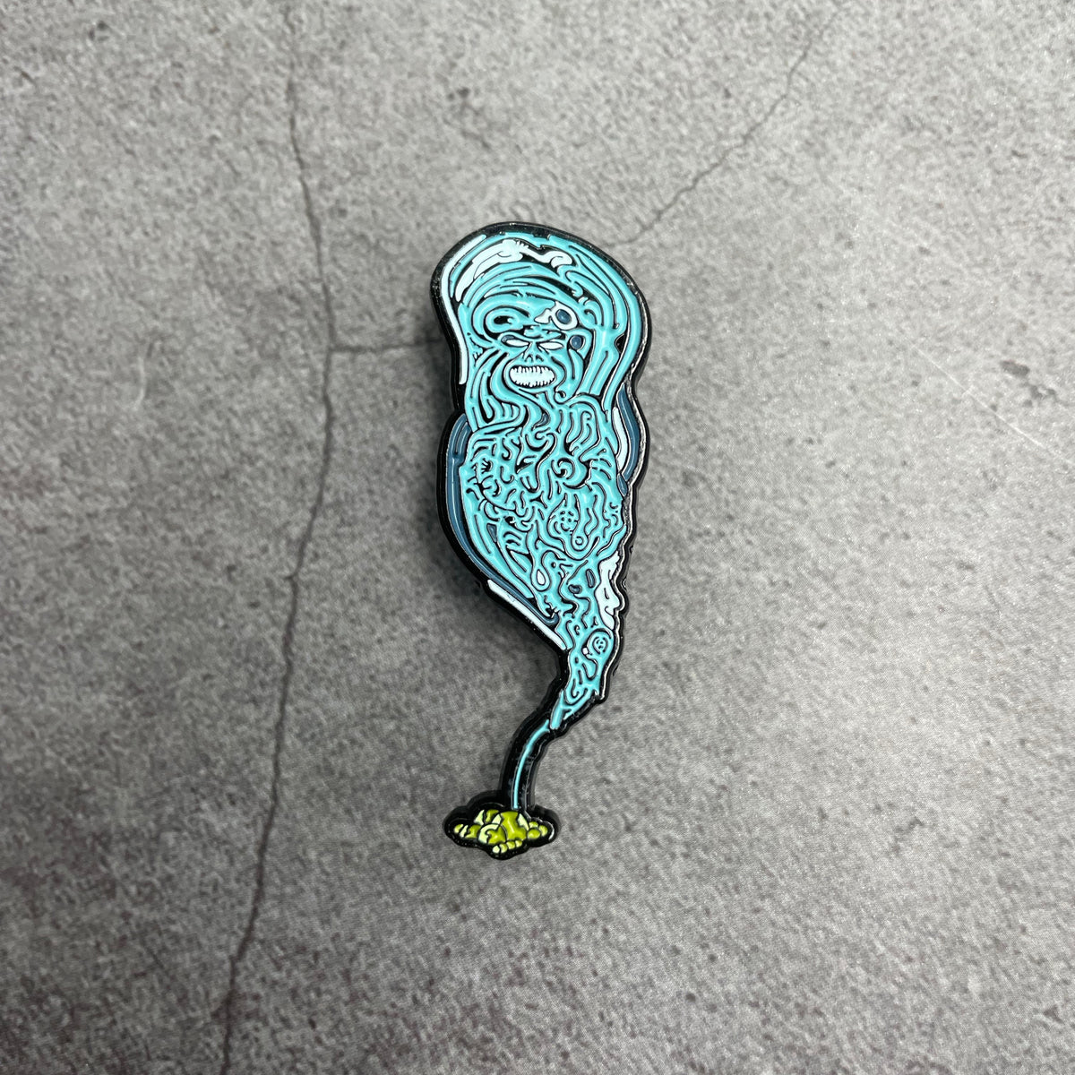 Cemetary - An Evil Shade Of Grey - Enamel Pin