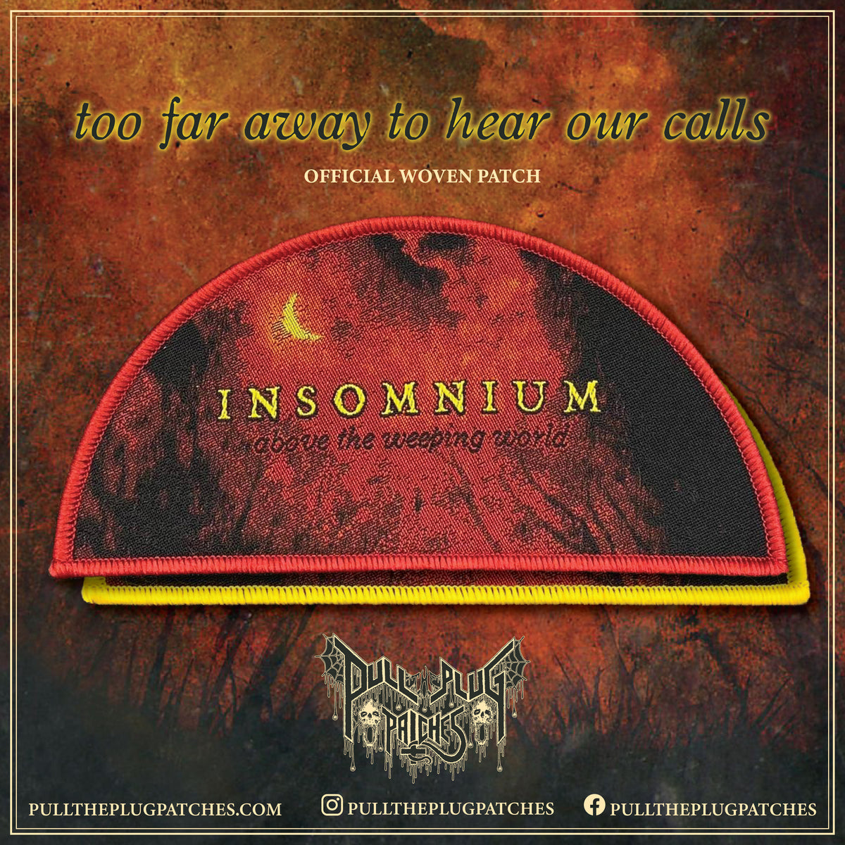 Insomnium - Above The Weeping World - Patch