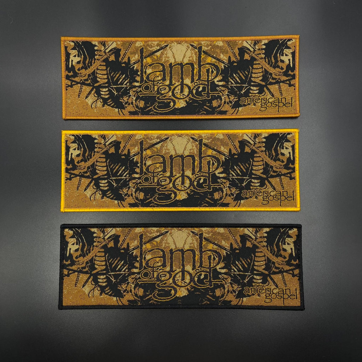 Lamb Of God - New American Gospel - Strip Patch
