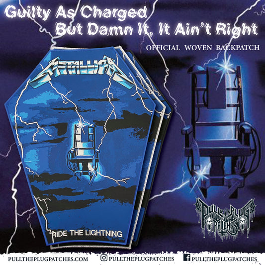 Metallica - Ride The Lightning - Backpatch