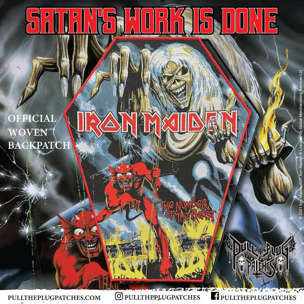 Iron Maiden - The Number Of The Beast - Backpatch