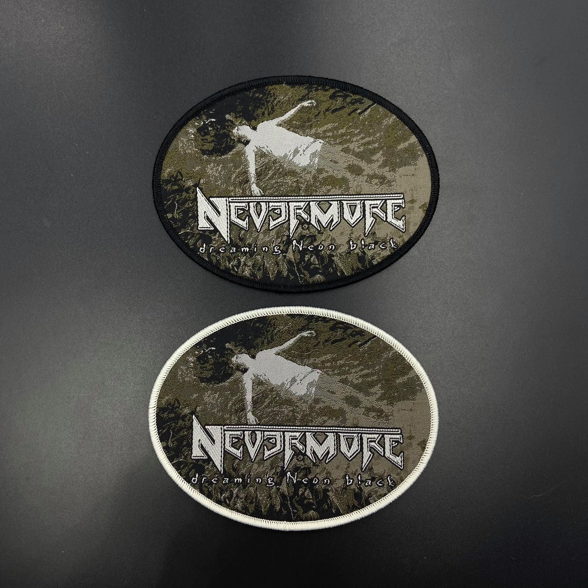Nevermore - Dreaming Neon Black (Alkternate Cover) - Patch