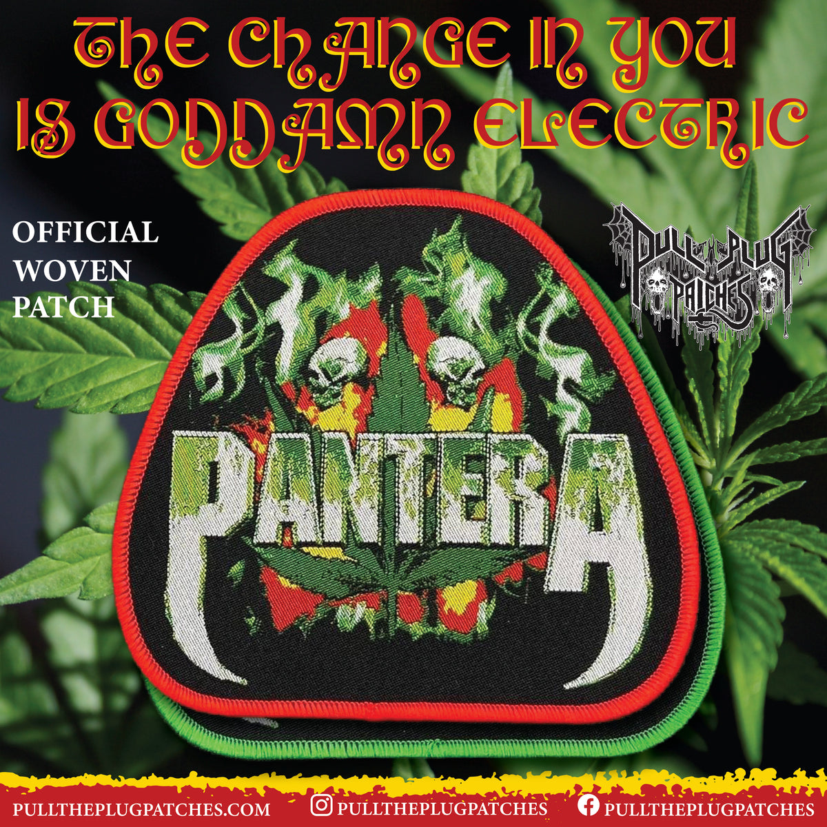 Pantera - Goddamn Electric - Patch