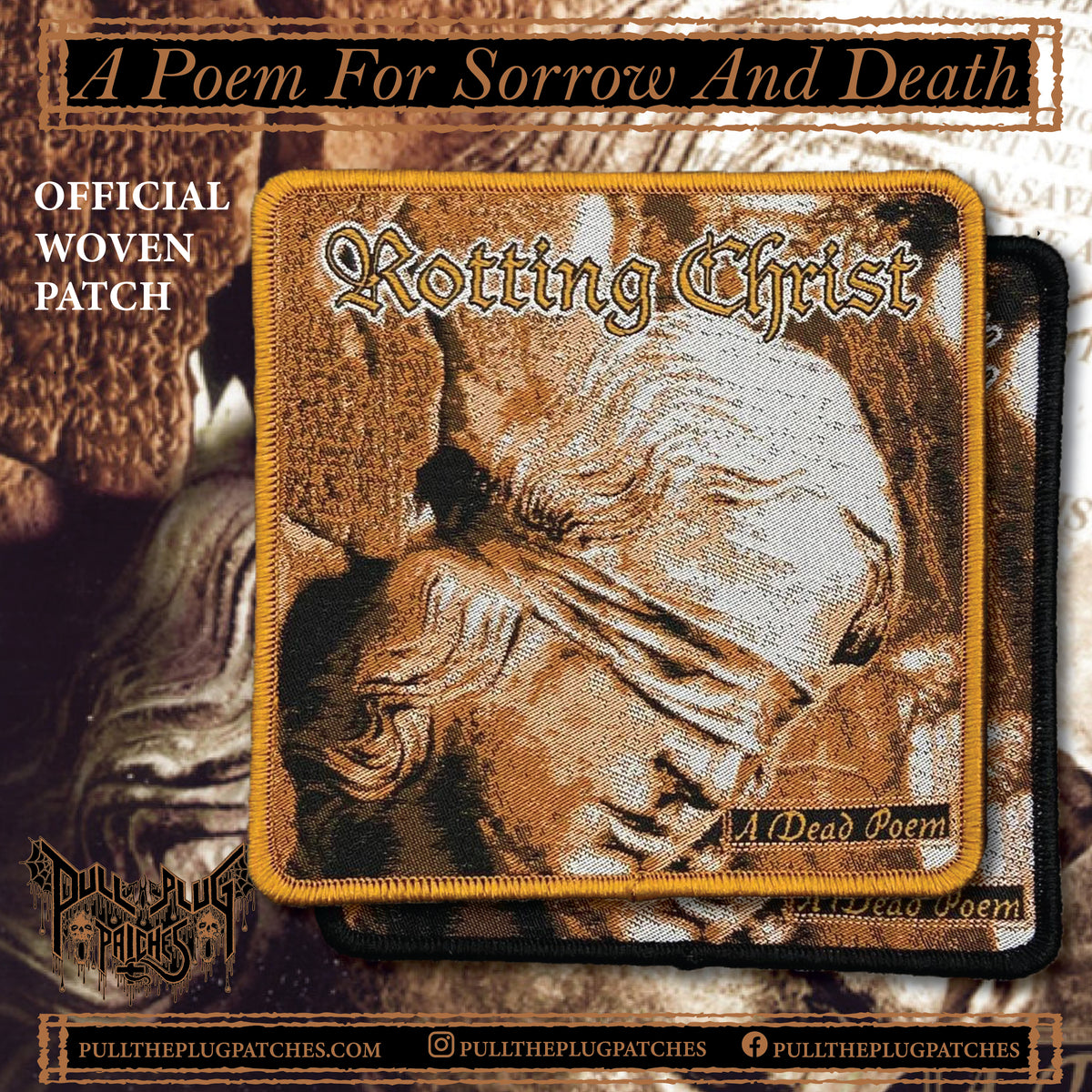 Rotting Christ - A Dead Poem - Patch