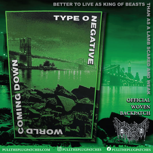 Type O Negative - World Coming Down - Backpatch