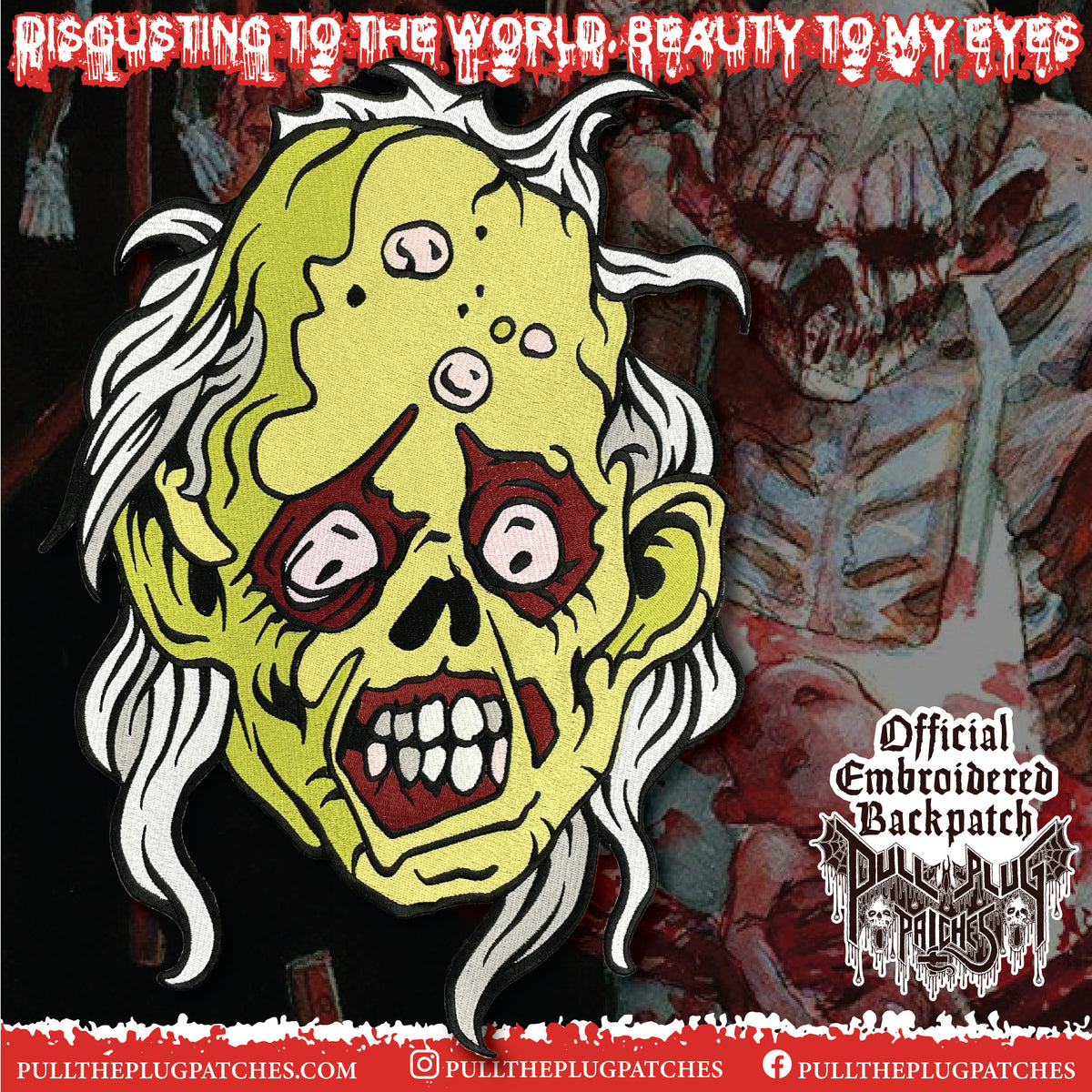 Cannibal Corpse - Butchered At Birth - Embroidered Backpatch