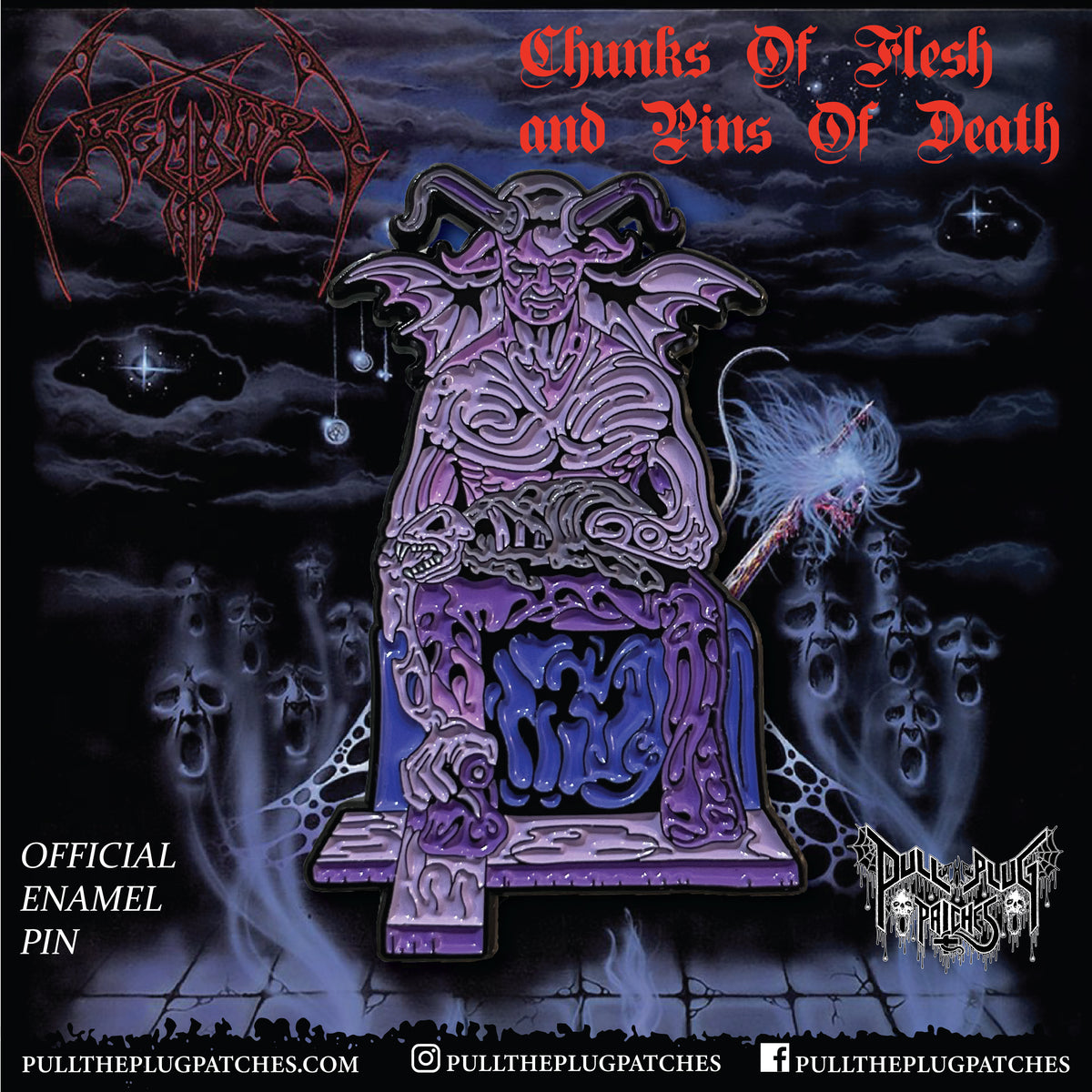 Crematory - Denial - Enamel Pin