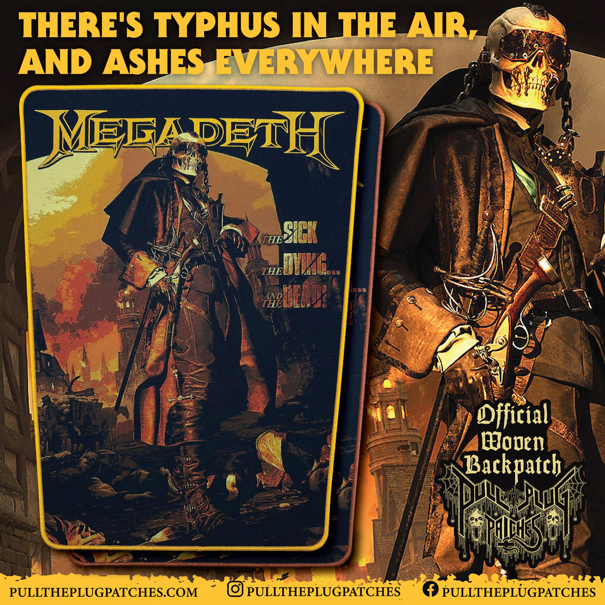 Megadeth - The Sick, the Dying... and the Dead! - Backpatch