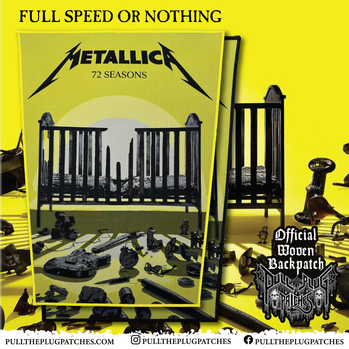 Metallica - 72 Seasons - Backpatch